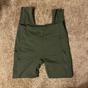 fabletics zipper leggings